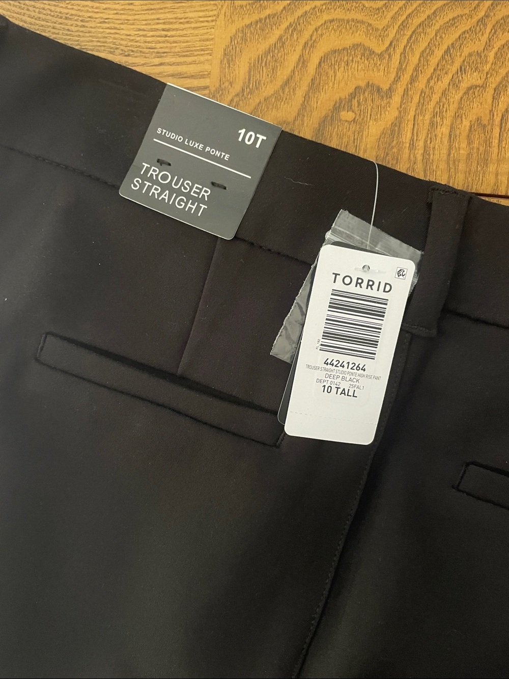torrid Black Women's Straight-Leg Dress Pants M54